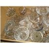 Image 2 : BOX OF ESTATE CRYSTAL GLASSES AND VASES