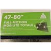 Image 3 : NEW OVERSTOCK INSIGNIA 47 TO 80 INCH FULL MOTION TV WALL MOUNT, 110LB CAPACITY