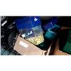 Image 1 : BOX OF AQUARIUM SUPPLIES AND DECOR