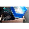 Image 2 : BOX OF AQUARIUM SUPPLIES AND DECOR