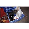Image 2 : CRATE OF TOOLS, GRINDER AND METAL CASE OF TOOLS