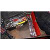 Image 3 : BAG OF TOOLS INCLUDING BOLT CUTTERS WITH TOOLBOX AND SOCKET SET