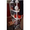 Image 1 : WHITE 5 TIER PLASTIC SHELF