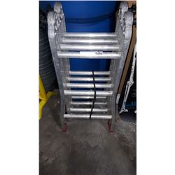 QUAD FOLDING ALUMINUM LADDER