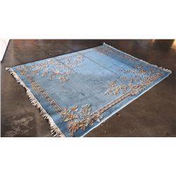 6.5 BY 10 ORIENTAL STYLE HAND-KNOTTED CARPET