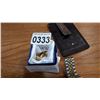 Image 2 : RING AND CUFFLINKS, ITALY MONEY CLIP AND ROLEX REPRO WATCH