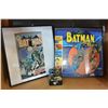 Image 1 : BUTMAN COMIC, RECORD, AND WATCH
