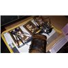 Image 2 : FIRST NATIONS PRINTS, SMALL PRINTS, EP AND OTHER UTENSILS AND CASE WITH WATCHES ETC
