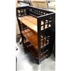 Image 1 : MAPLE AND BLACK FOLDING SHELF