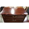 Image 2 : FRENCH PROVINCIAL 5 DRAWER CHERRY FINISH HIGHBOY