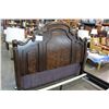 Image 5 : NEW ASHLEY KINGSIZE BURLED AND CARVED SLEIGH BEDFRAME RETAIL $3,999