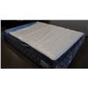 Image 2 : QUEENSIZE SEALY POSTUREPEDIC OPTIMUM EURO TOP MATTRESS, MEDIUM FIRM, FLOOR MODEL RETAIL $1899