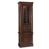 Image 1 : NEW ASHLEY SIGNATURE 2 PIECE TOUCH ILLUMINATED GLASS PIER DISPLAY CABINET, RETAIL $4820