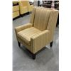 Image 1 : STRIPED ACCENT CHAIR