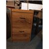 Image 1 : 2 DRAWER WOOD FILING CABINET