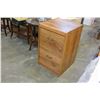 Image 3 : 2 DRAWER WOOD FILING CABINET
