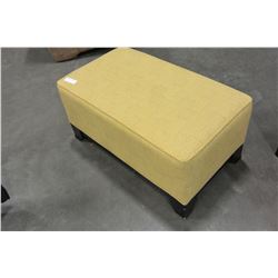 YELLOW STYLUS OTTOMAN