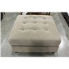Image 2 : OVERSIZED UPHOLSTERED OTTOMAN