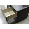 Image 2 : PAIR BLACK 2 DRAWER NIGHTSTANDS