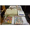 LOT OF STORAGE LOCKER SPORTS CARDS AND COMICS