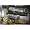 Image 2 : TIN OF VINTAGE ESTATE WATCHES