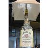 Image 2 : ANTIQUE JIM BEAM TEAK LAMP