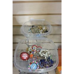 LOT OF RHINESTONE JEWELRY