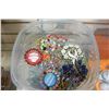 Image 2 : LOT OF RHINESTONE JEWELRY