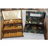 Image 1 : 2 JEWELRY BOXES W/ CONTENTS