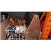 Image 3 : CARPENTERS TOOL BOX W/ SAWS, HOCKEY GLOVES, AND SKATES