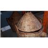 Image 1 : 2 GLASS CARBOYS WITH WICKER COVERS AND WICKER COVERED JUG