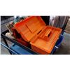 Image 2 : RED AND ORANGE TOOL BOXES