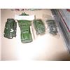 Image 1 : LOT OF 4 DINKY BRAND ARMY VEHICLES 1950S