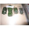 Image 2 : LOT OF 4 DINKY BRAND ARMY VEHICLES 1950S
