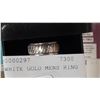 Image 2 : 14KT WHITE GOLD MENS RING