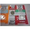 Image 2 : CANADIAN SILVER DOLLAR, HALF DOLLARS, AND US HALF DOLLAR