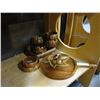 Image 2 : LOT OF BLAIRS CARVED MONKEY PAWED BOWLS, TEAK TRAY AND BOWL