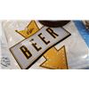Image 2 : CARIBOO BEER SIGN AND HAMMS PLASTIC BARREL LID SIGN