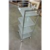 Image 2 : ROLLING METAL AND GLASS SHELF