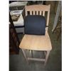 Image 2 : 2 WOOD STOOLS