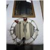 Image 2 : OAK FRAMED MIRROR AND DREAM CATCHER