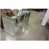 Image 2 : GLASS MIRRORED ENDTABLES