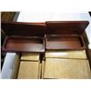 Image 2 : LOT OF MAHOGANY CASES