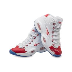 Allen Iverson Signed Reebok Question Mid Shoes with Red Toe LE 30 (UDA COA)