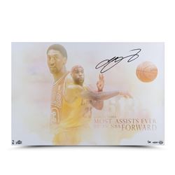 LeBron James Signed Cavaliers  Passing of the Forward  LE 16x24 Photo (UDA COA)