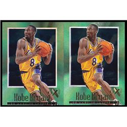 Lot of (2) 1996-97 E-X2000 #30 Kobe Bryant RC
