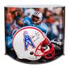 Image 1 : Warren Moon Signed LE Oilers Full-Size Authentic Pro-Line Helmet Inscribed "HOF 06"  "Run-N-Shoot" W