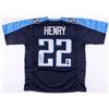 Image 1 : Derrick Henry Signed Titans Jersey (Radtke COA  Henry Hologram)