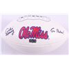 Image 1 : Archie Manning Signed Ole Miss Logo Football Inscribed "Go Rebs!" (Radtke COA)