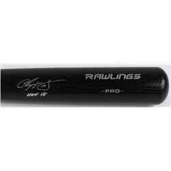 Chipper Jones Signed Rawlings Pro Baseball Bat Inscribed  HOF 18  (JSA COA)